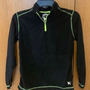 Boys Size 10-12 Long Sleeve Polo